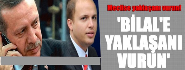 Bilal Erdoğan’a yaklaşanı vurun