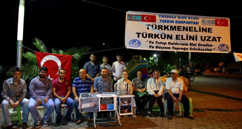 Tirebolu Ülkü Ocağından Türkmenlere Destek