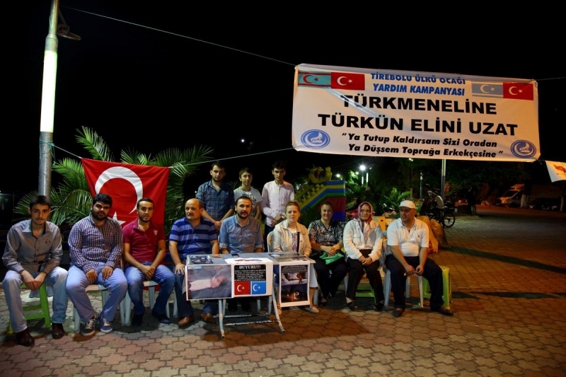 Tirebolu Ülkü Ocağından Türkmenlere Destek