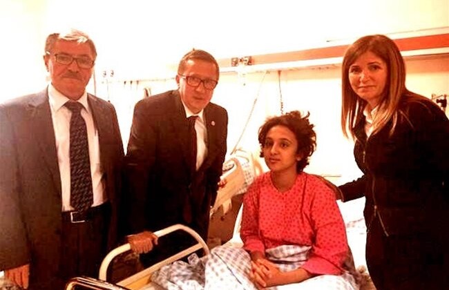 Savaş Yaralılarına Zühal Topcu Şefkati