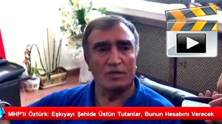 Oktay Öztürk: Eşkıyayı Şehide Üstün Tutanlar, Bunun Hesabını Verecek