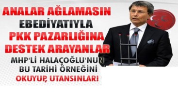 Yusuf Halaçoğlu: Asıl soykırıma biz uğradık.