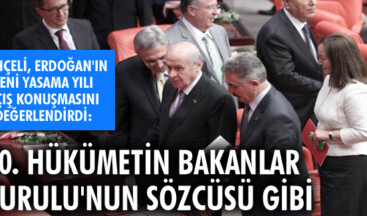 60. Hükümetin Bakanlar Kurulu’nun sözcüsü gibi
