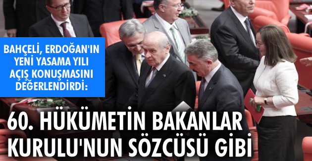 60. Hükümetin Bakanlar Kurulu’nun sözcüsü gibi