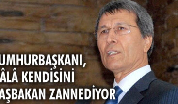 Cumhurbaşkanı, hâlâ kendisini Başbakan zannediyor