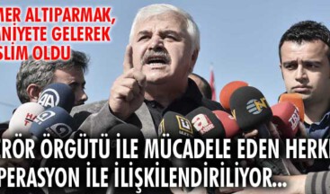 Ömer Altıparmak, emniyete gelerek teslim oldu