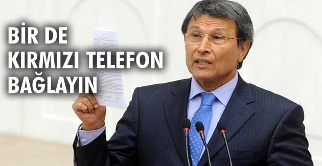 Bir de kırmızı telefon bağlayın