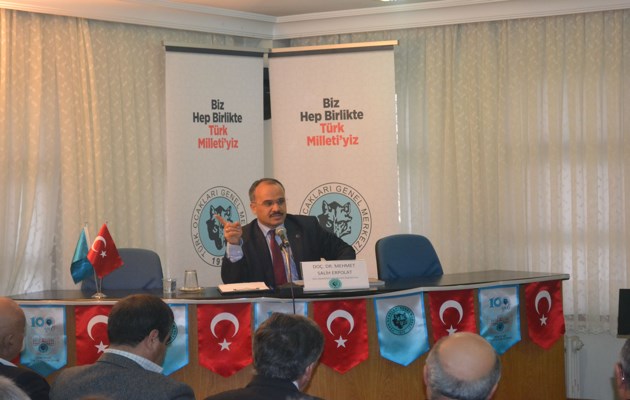 ERPOLAT TÜRK OCAKLARI’NDA KONUŞTU: “AMED ERMENİCE TELAFFUZDUR”