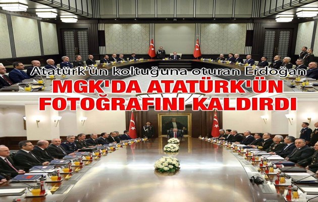 Atatürk fotoğrafı MGK toplantısından kaldırıldı
