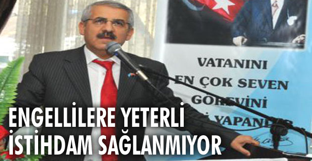 Engelli vatandaşlarımıza yeterli istihdam sağlanmıyor