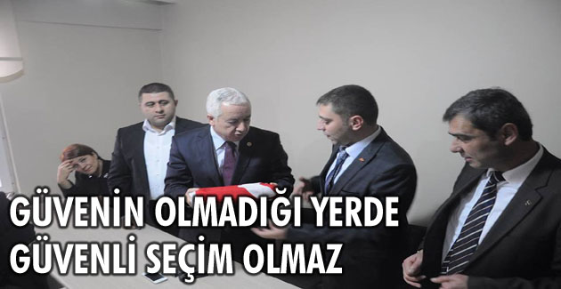 Güvenin olmadığı yerde, güvenli seçim olmaz