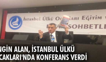 Engin Alan, İstanbul Ülkü Ocakları’nda konferans verdi