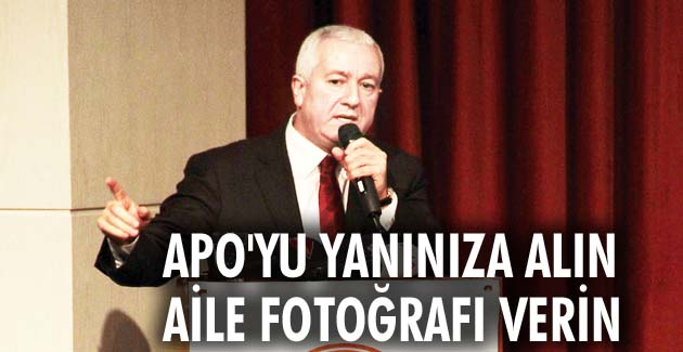 Apo’yu yanınıza alın, aile fotoğrafı verin