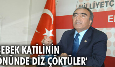 Bebek katilinin önünde diz çöktüler