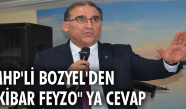 MHP’li Bozyel’den “Kibar Feyzo” ya cevap