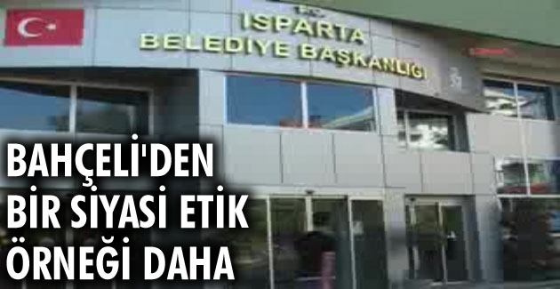 Isparta Belediyesi’nden açıklama