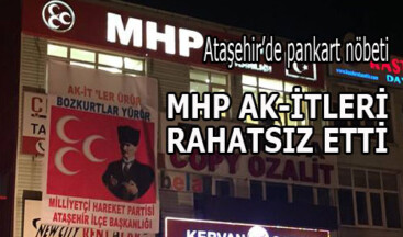MHP pankartı yine rahatsız etti: Ataşehir’de pankart nöbeti