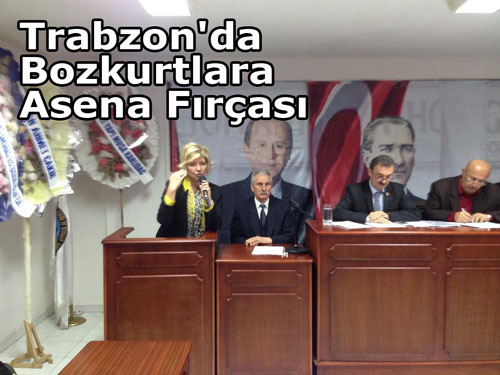 Trabzon’da Bozkurtlara Asena Fırçası