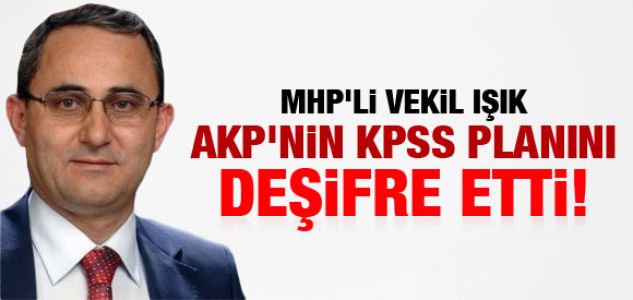 AKP’NİN KPSS PLANI DEŞİFRE OLDU!