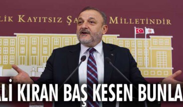 Vural: Ali kıran baş kesen bunlar