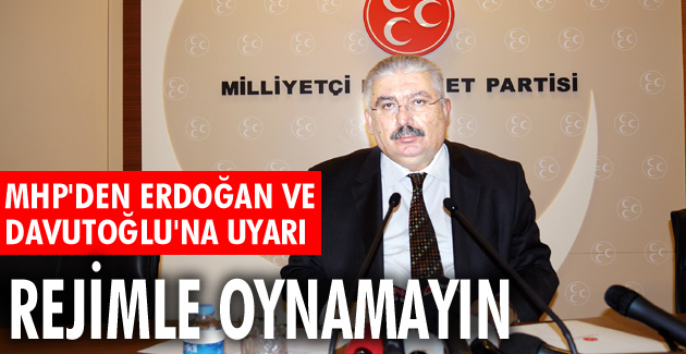 MHP’den Erdoğan ve Davutoğlu’na uyarı