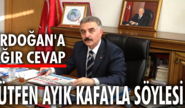 MHP’den Erdoğan’a ağır cevap