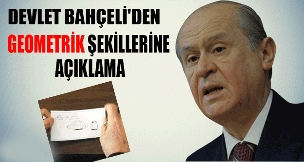 Devlet Bahçeli’den geometrik şekillerine açıklama