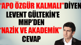 MHP’den Levent Gültekin’e akademik cevap