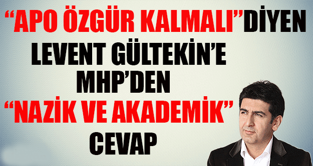 MHP’den Levent Gültekin’e akademik cevap