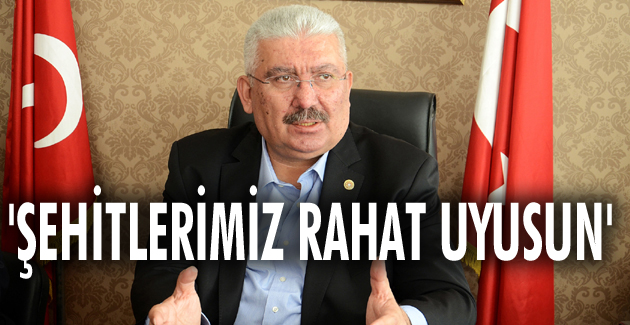 ŞEHİTLERİMİZ RAHAT UYUSUN