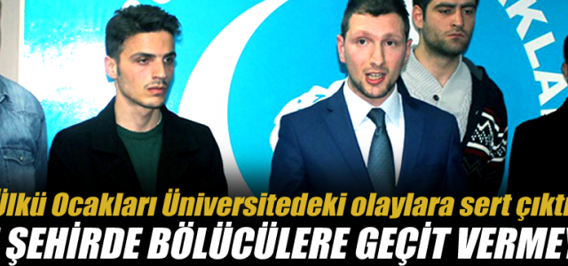 Ülkü Ocakları’ndan PKK tepkisi