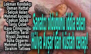 Sanatçı olduğunu iddia eden Hülya Avşar’dan küstah cevap!