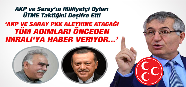 Yeniçeri: AKP ve Saray Önceden İmralı’ya Haber Veriyor