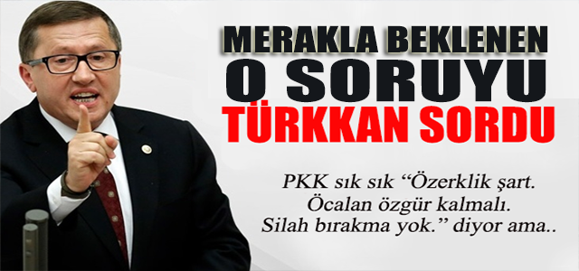 MHP’li Türkkan Hükümete o soruyu sordu