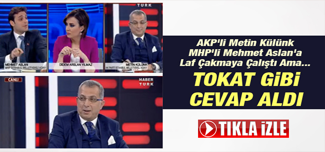 MHP’li Mehmet Aslan’dan Tokat Gibi Cevap