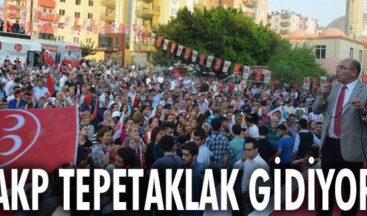AKP tepetaklak gidiyor