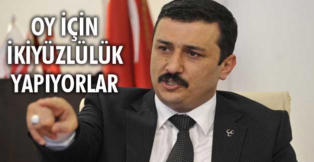 MHP’li Türkoğlu: Oy için ikiyüzlülük yapıyorlar