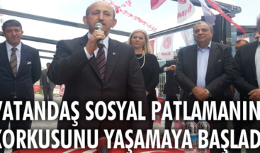 Vatandaş sosyal patlamanın korkusunu yaşamaya başladı