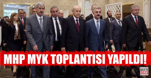 Bahçeli MYK Üyeleri ve Milletvekilleriyle Bir Araya Geldi
