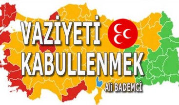 VAZİYETİ KABULLENMEK