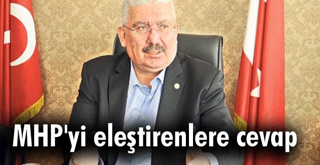 MHP’yi eleştirenlere cevap