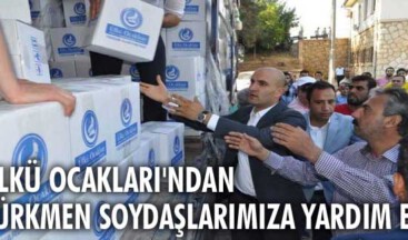 Ülkü Ocakları’ndan Türkmen soydaşlarımıza yardım eli