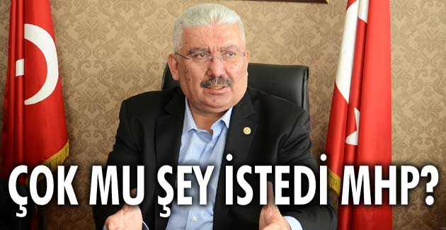 ÇOK MU ŞEY İSTEDİ MHP?