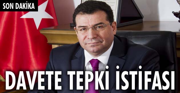 Tanrıkulu’ndan davete tepki istifası