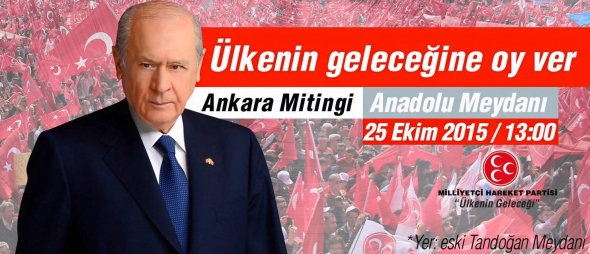 MHP’DEN BÜYÜK ANKARA MİTİNGİNE DAVET