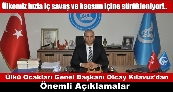 Ülkemiz hızla iç savaş ve kaosun içine sürükleniyor!..