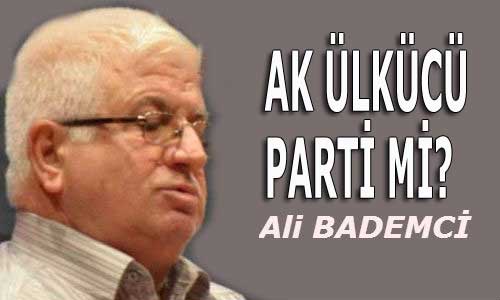 AK ÜLKÜCÜ PARTİ Mİ?