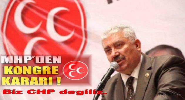 MHP’DEN KONGRE KARARI ?!
