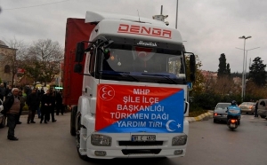 MHP ŞİLE İLÇE BAŞKANLIĞI’NDAN BAYIR BUCAK’A YARDIM