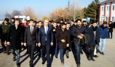 ÜLKÜCÜLER HACETTEPE’DE TÜRK MİLLETİ ADINA YÜRÜDÜ